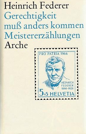 Federer, Gerechtigkeit muss anders kommen!.