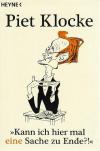 Klocke, "Kann ich hier mal eine Sache zu Ende?!"